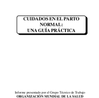 Guía práctica de cuidados en el parto normal de la OMS