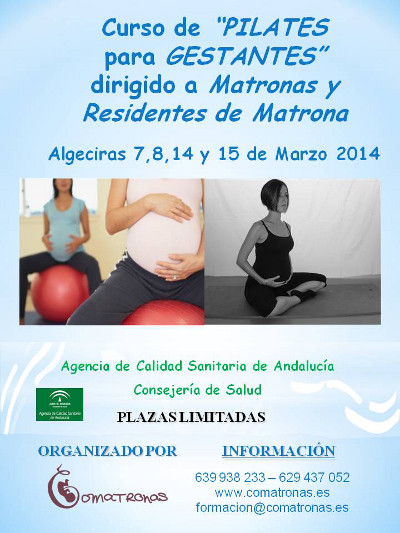 Curso "Pilates para gestantes" dirigido a Matronas y residentes de Matrona - ALGECIRAS